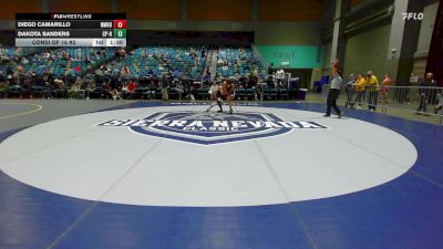 125 lbs Consi Of 16 #2 - Diego Camarillo, New Mexico Highlands vs Dakota Sanders, Cal Poly Humbolt