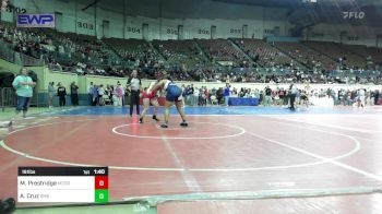 161 lbs Round Of 16 - Mia Prestridge, Moore JH vs Ayanna Cruz, Shawnee Middle School