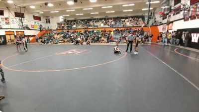 75-76 lbs Round 2 - Ziggy Gillette, Powell Middle School vs Sean Leece, Lovell Middle School