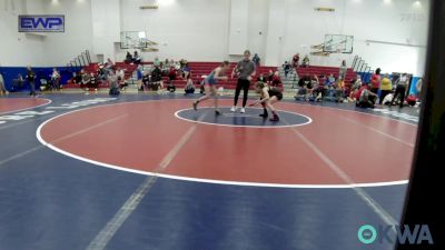 91 lbs Rr Rnd 5 - Madisson Lopez, Clinton Youth Wrestling vs Emersyn Rylant, Norman Grappling Club