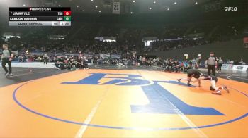 4A Boys 106 lbs Quarterfinal - Landon Morris, Cascade Boys vs Liam Pyle, Tillamook Boys