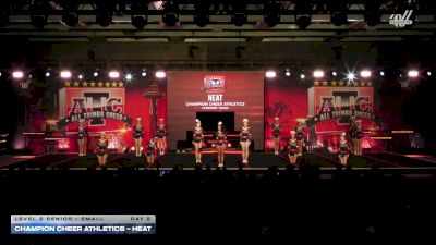 Champion Cheer Athletics - Heat [2026 L2 Senior - Small Day 2] 2026 ATC Grand Nationals