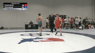 79 kg Cons. Rd Of 16 - Jaxon Miller, Ubasa Wrestling Academy vs Taye Wilson, Arkansas Regional Training Center