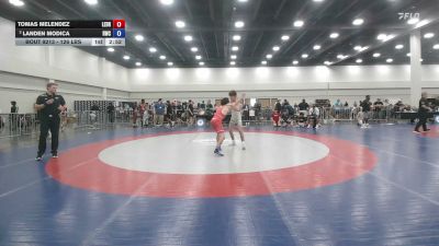 126 lbs Quarters - Tomas Melendez, Legacy Dragons vs Landen Modica, Raider Wrestling Club