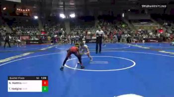 85 lbs Quarterfinal - Nathan Matthis, Warhawks vs Trevor Hodgins, Shore Thing WC