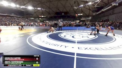 116-127 lbs Round 1 - Jocelyn Carter, Askeo International Mat Club vs Nikita Nommensen, Twin City Wrestling Club