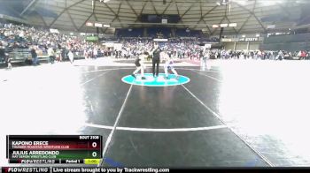 86 lbs Champ. Round 2 - Julius Arredondo, Mat Demon Wrestling Club vs Kapono Erece, Thunder Mountain Wrestling Club