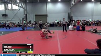 110 lbs Round 2 (6 Team) - Ben Jones, Bandits Ohio vs Noah Young, Warhawks Black