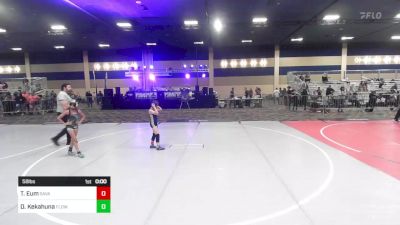 58 lbs Consi Of 4 - Terry Eum, Savage House WC vs Dakota Kekahuna, Flow Academy HI