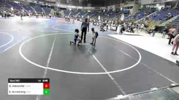 58 lbs Rr Rnd 3 - Brekken Alexander, Camel Kids vs Eli Armstrong, East Idaho Elite