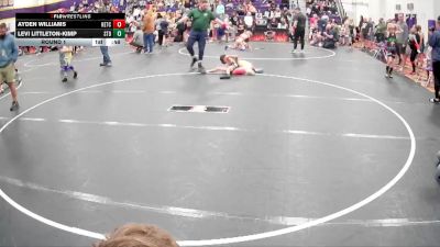 65 lbs Round 1 - Ayden Williams, KC Elite Training Center vs Levi Littleton-Kimp, Summerville Take Down