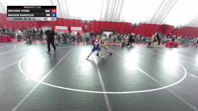 157 lbs Champ. Rd Of 16 - Jacob Penzkover, LAW vs Brycen Myhre, Jackrabbit Wrestling Academy