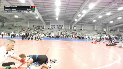 100 lbs Consi Of 4 - Daylin Fraley, OHIO GOLD - MS vs Zavier Olver, Mat Assassins Black - MS