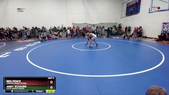 70-75 lbs Round 3 - Ben Pence, Laramie Middle School vs Andy Schauer, H.E.M. Middle School