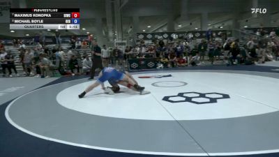 97 kg Quarters - Maximus Konopka, South Side Wrestling Club vs Michael Boyle, Ohio Crazy Goats