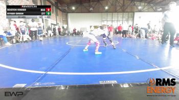 52 lbs Rr Rnd 3 - Boston Kinder, Mojo Mulisha 12u vs Ryker Green, Standfast