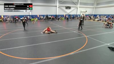 138 lbs Champ. Round 2 - Carl Nihranz, Wrestling University vs Miles Loney, Unattached