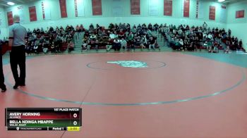 115 lbs 1st Place Match - Avery Horning, Alliance vs Bella Ndinga Mbappe, Walsh Jesuit