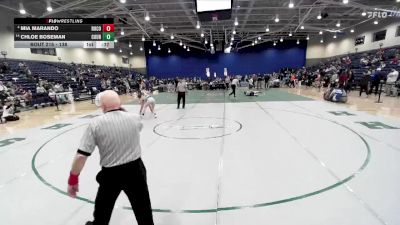 138 lbs Cons. Round 2 - Chloe Boseman, Courtland vs Mia Marando, Rockbridge County