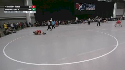 106 lbs Cons. Sub-rd Of 16 - Brenden Bosco, Burnett Trained Wrestling vs Treyden Diduch, Alber Athletics Wrestling Club