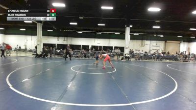 132 lbs Round Of 128 - Shamus Regan, SC vs Jack Francis, CT