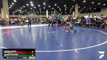 106 lbs Round 1 (32 Team) - Dominik Baxter, PWC vs Jocob Justice, Gator Dawgs