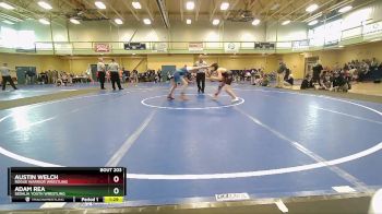 115 lbs Quarterfinal - Adam Rea, Sedalia Youth Wrestling vs Austin Welch, Rogue Warrior Wrestling