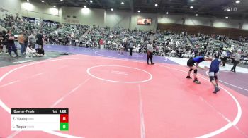 137 lbs Quarterfinal - Zachary Young, Swamp Monsters WC vs Isaiah Roque, Carson Bulldogs