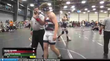 160 lbs Round 4 (6 Team) - Peter Snyder, Team USA vs Johnathan Rocha, POWA