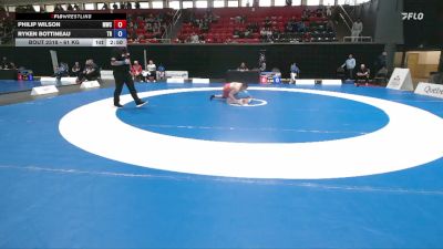 61 kg Quarterfinal - Philip Wilson, Matmen Wrestling Club vs Ryken Bottineau, The ROC