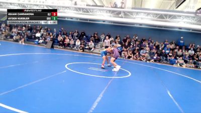 126 lbs Consolation Bracket - Ayden Kuebler, Grand Island vs Julian Candanosa, Klein
