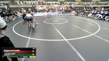 152 lbs Semis & 1st Wrestleback (8 Team) - Jayden Hart, Faribault vs Ethan Duncombe, Becker