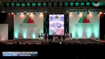 Gymtime Cheer - CHROMATICA [2026 L1.1 Youth - PREP - D2 - A Day 1] 2026 The Northeast Regional Summit