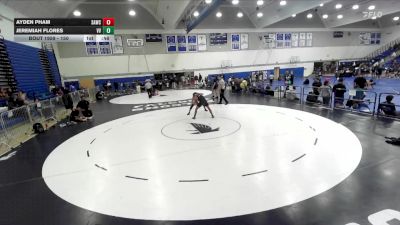 150 lbs Cons. Round 7 - Ayden Pham, Santa Ana Wrestling Club vs Jeremiah Flores, Victor Villians