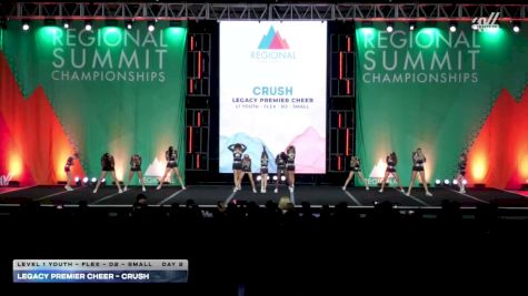 Legacy Premier Cheer - Crush [2026 L1 Youth - Flex - D2 - Small Day 2] 2026 The West Regional Summit