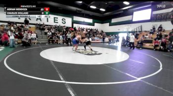 138 lbs Cons. Round 3 - Charles Holland, East Bakersfield vs Adrian Mendoza, Arvin