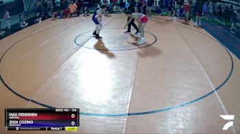 130 lbs Cons. Round 2 - Max Pedersen, Oregon vs Zion Cozino, Montana