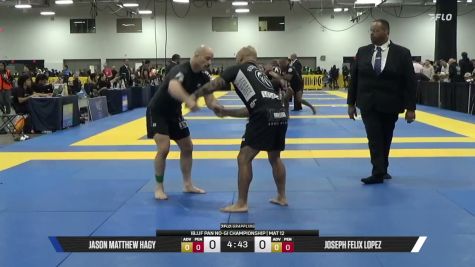 Joseph Felix Lopez vs Jason Matthew Hagy 2026 Pan IBJJF Jiu-Jitsu No-Gi Championship