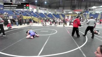 130 lbs Rr Rnd 3 - Makayla Dozeman, Jefferson Wrestling Club vs Harmony Solley, Pikes Peak Warriors