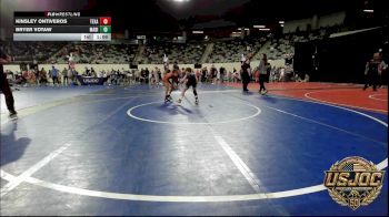 70 lbs 5th Place - Kinsley Ontiveros, Texas Elite Wrestling vs Bryer Votaw, Madill Takedown