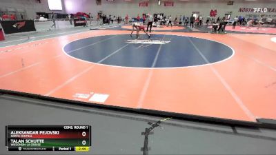 149 lbs Cons. Round 1 - Talan Schutte, Wisconsin-La Crosse vs Aleksandar Pejovski, North Central