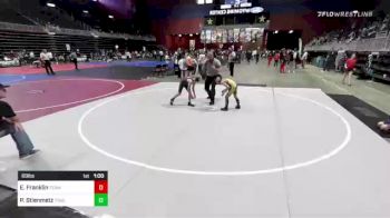 69 lbs 3rd Place - Eli Franklin, Team Champs vs Paxton Stienmetz, Touch Of Gold