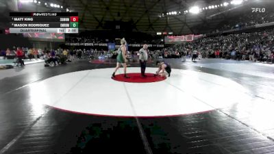 Boys 4A 215 lbs Quarterfinal - Matt King, Sumner vs Mason Rodriguez, Emerald Ridge