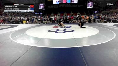113 lbs Champ. Rd Of 64 - Braiden Lotier, PA vs Nathan Matthis, MD