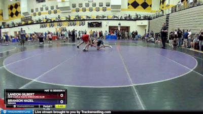 106 lbs Champ. Round 1 - Landon Gilbert, New Castle Youth Wrestling Club vs Branson Hazel, Indiana