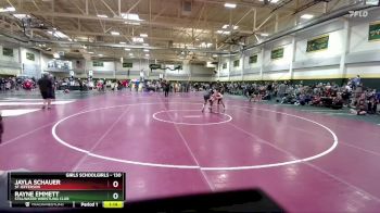 130 lbs Champ. Round 2 - Rayne Emmett, Stillwater Wrestling Club vs Jayla Schauer, SF Jefferson