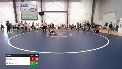 116 lbs Rr Rnd 2 - Kael Davis, Meatballs vs Holton Quincy, NC United