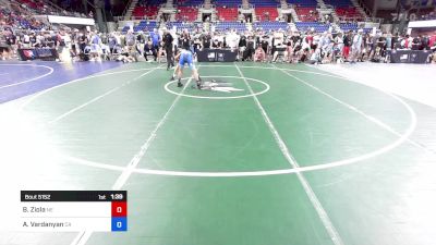 120 lbs Rnd Of 128 - Ben Ziola, NE vs Arno Vardanyan, CA