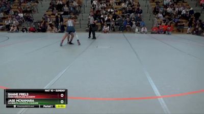 105 lbs Quarterfinal - Shane Frels, Moen Wrestling Academy vs Jase McNamara, Zumbrota-Mazeppa Cougars