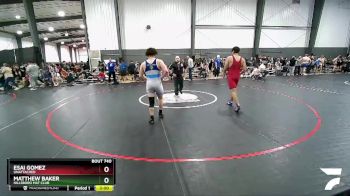 220 lbs Round 2 - Esai Gomez, Unattached vs Matthew Baker, Hillsboro Mat Club